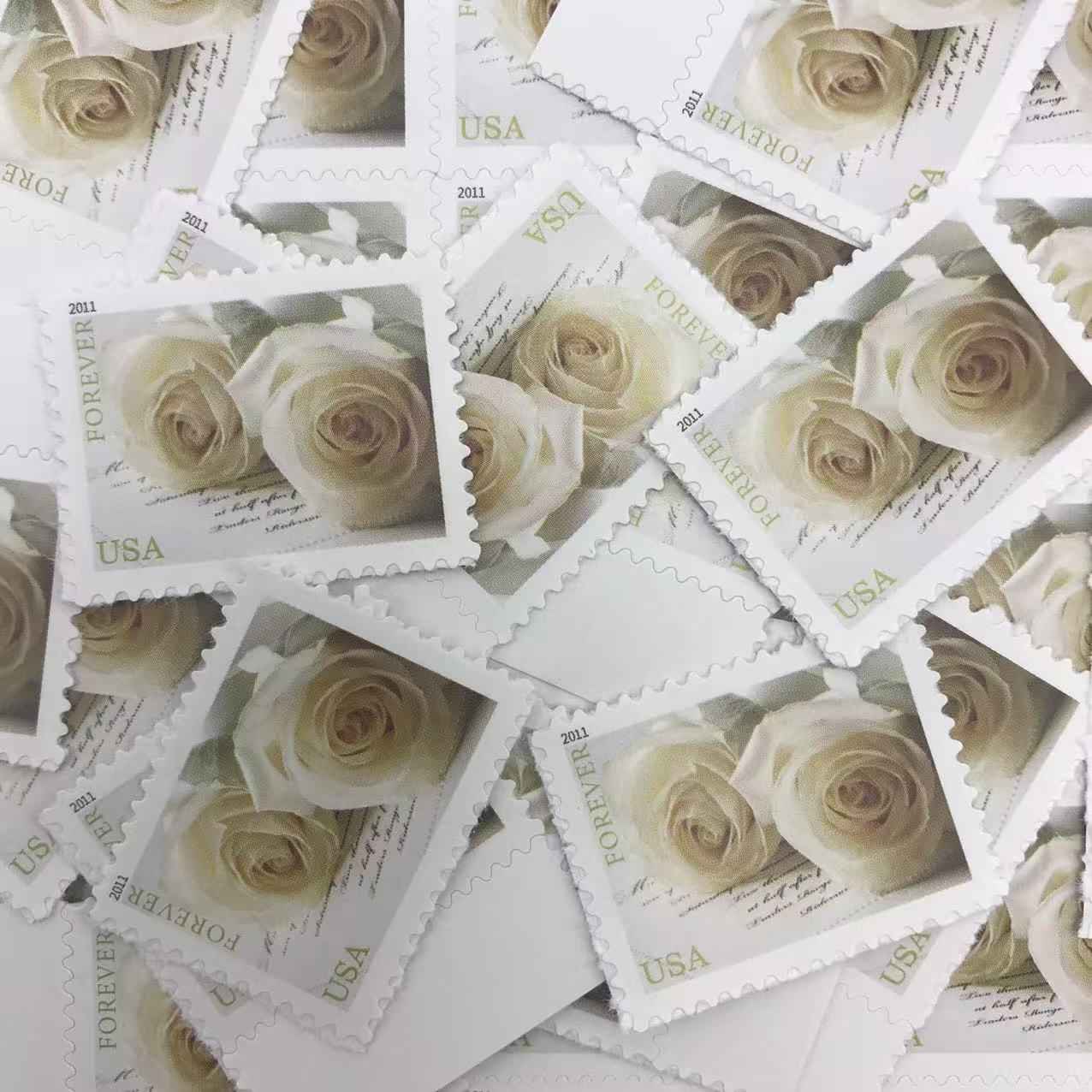 2011 Wedding Roses Forever Stamps 100pcs