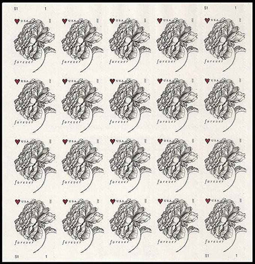 Wedding Vintage Rose Forevre Stamps